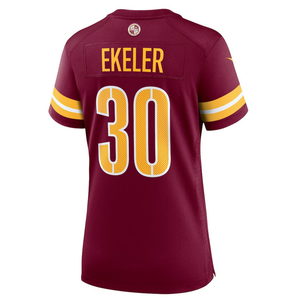 Austin Ekeler Washington Commanders Women's Game Player Jersey - Burgundy - Nike
