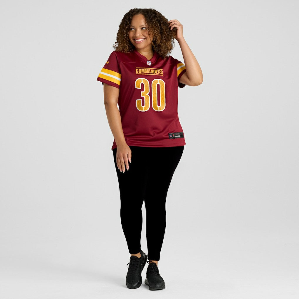 Austin Ekeler Washington Commanders Women's Game Player Jersey - Burgundy - Nike