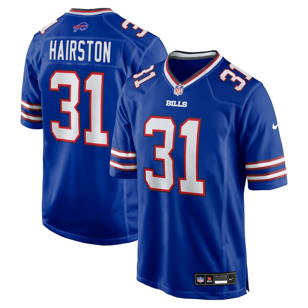 Maxwell Hairston Buffalo Bills 2025 NFL Draft First Round Pick Game Jersey - Royal - Nike