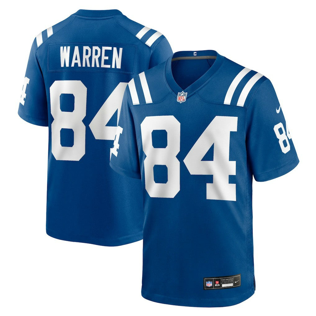 Tyler Warren Indianapolis Colts 2025 NFL Draft First Round Pick Game Jersey - Royal - Nike