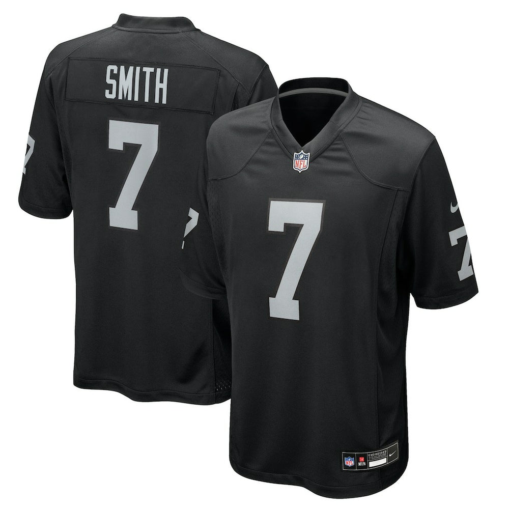 Geno Smith Las Vegas Raiders Game Player Jersey - Black - Nike