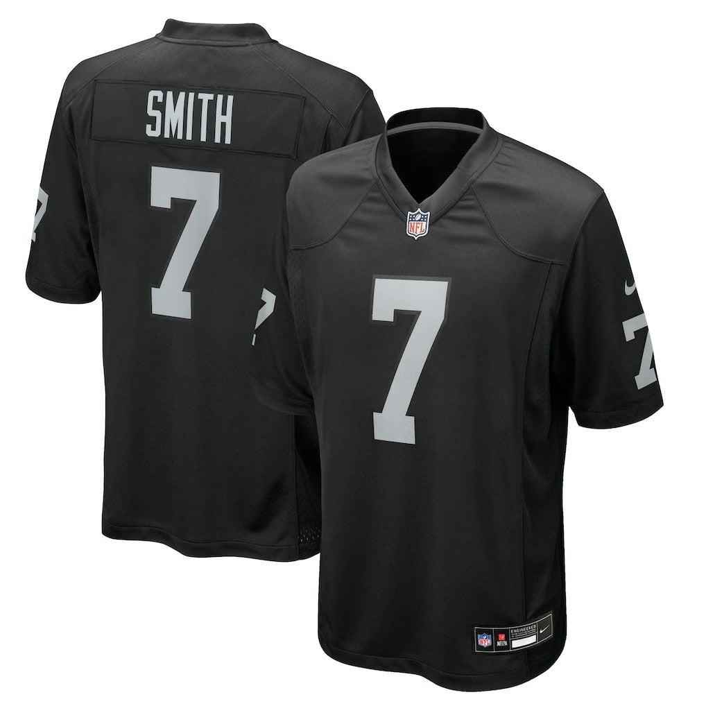 Geno Smith Las Vegas Raiders Game Player Jersey - Black - Nike