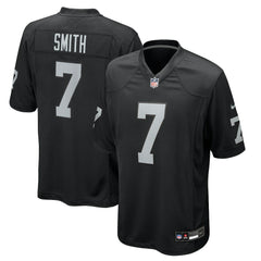 Geno Smith Las Vegas Raiders Game Player Jersey - Black - Nike