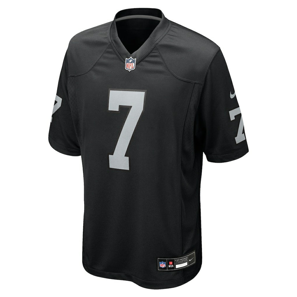 Geno Smith Las Vegas Raiders Game Player Jersey - Black - Nike