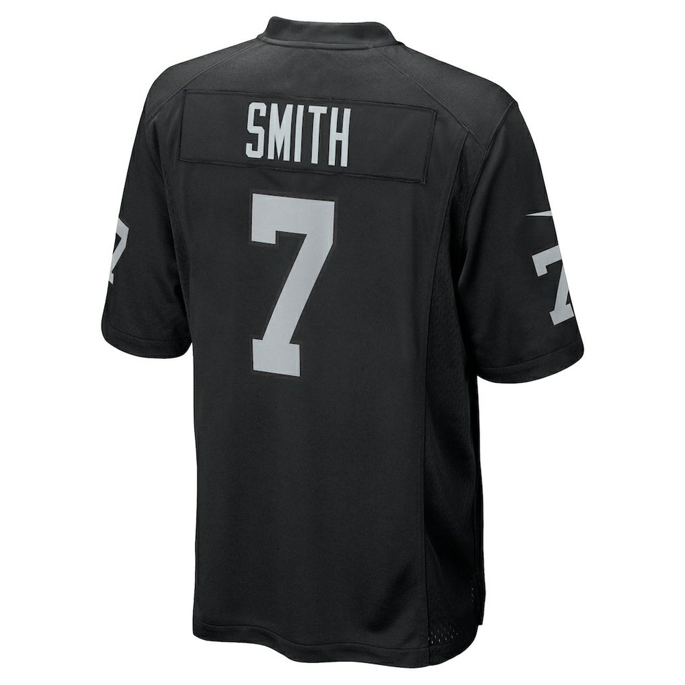 Geno Smith Las Vegas Raiders Game Player Jersey - Black - Nike