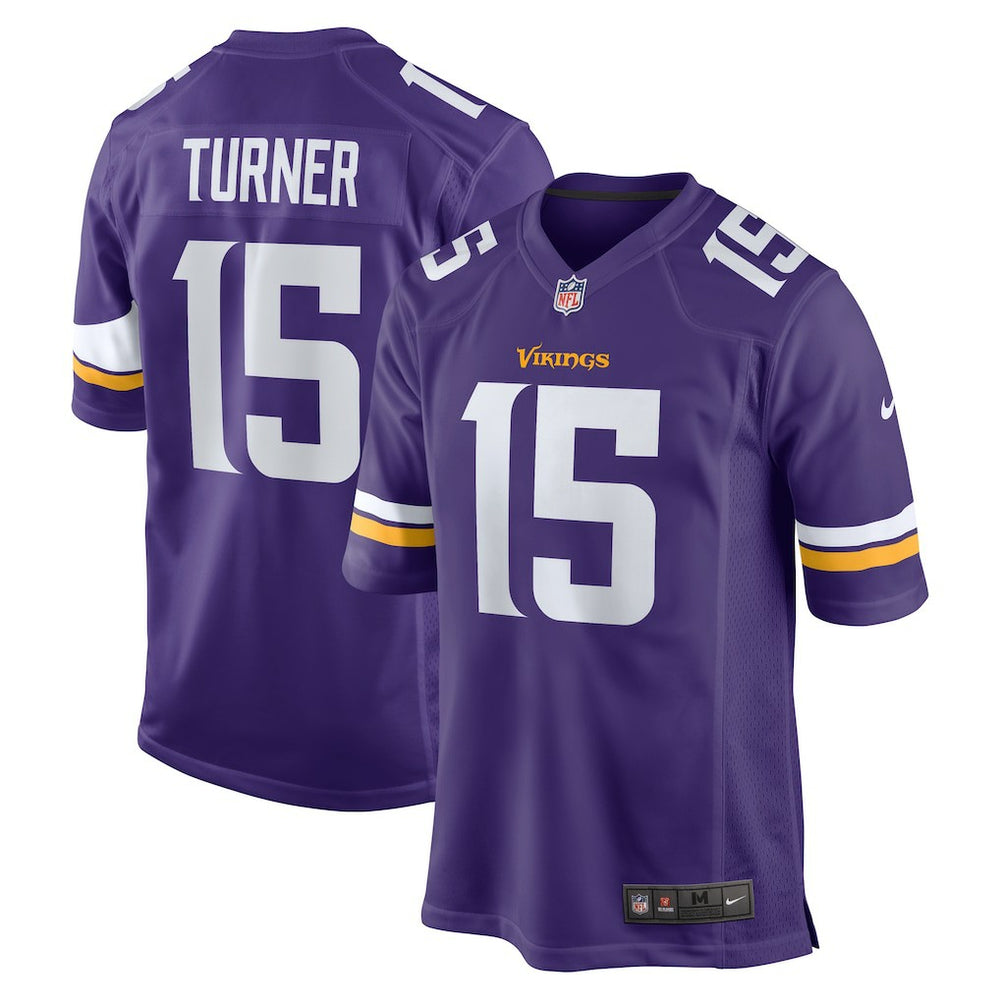 Dallas Turner Minnesota Vikings Player Game Jersey - Purple - Nike