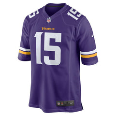 Dallas Turner Minnesota Vikings Player Game Jersey - Purple - Nike