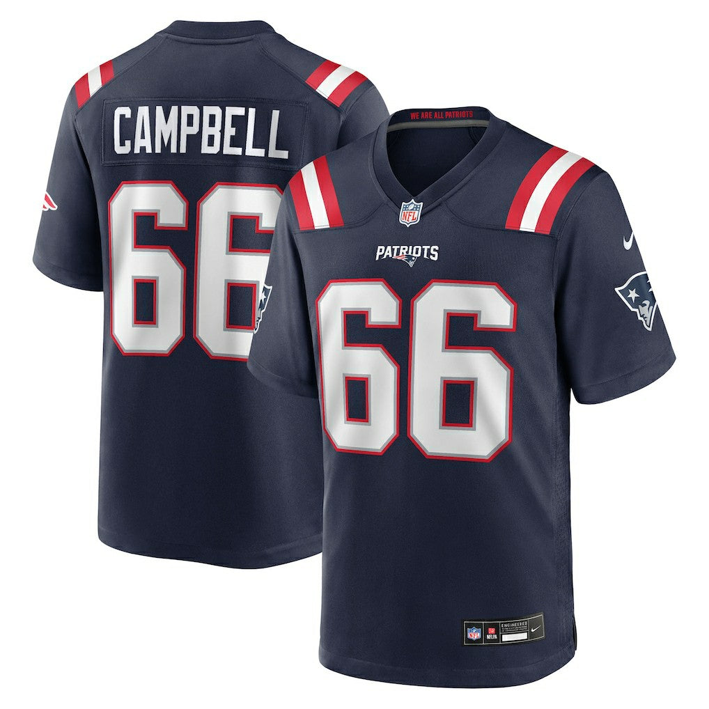 Will Campbell New England Patriots 2025 NFL Draft First Round Pick Game Jersey - Navy - Nike