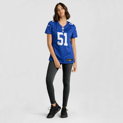 Abdul Carter New York Giants Women's First Round Pick Game Jersey - Royal - Nike