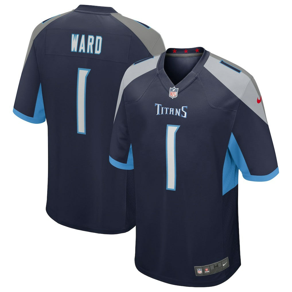 Cameron Ward Tennessee Titans 2025 NFL Draft First Round Pick Alternate Game Jersey - Navy - Nike