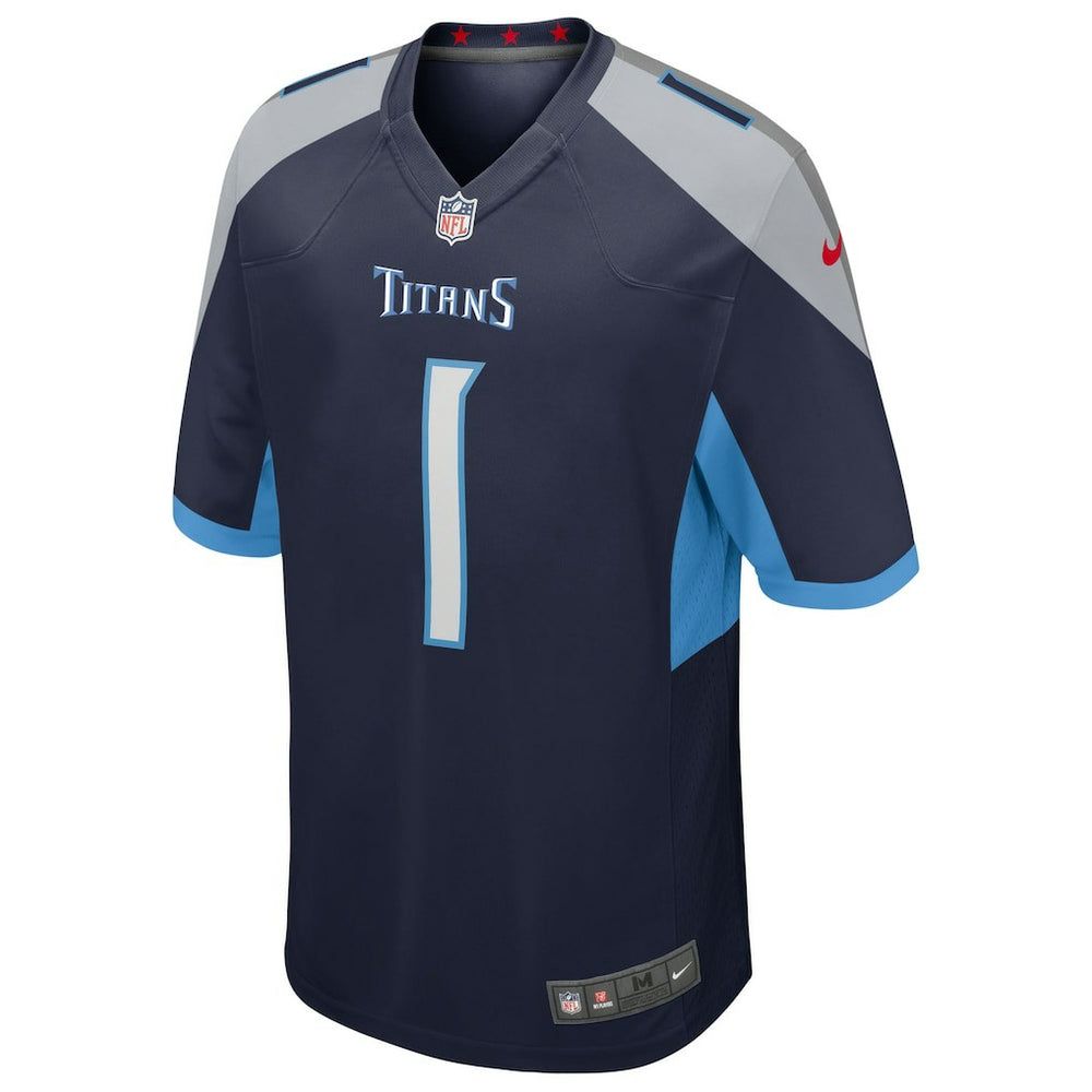 Cameron Ward Tennessee Titans 2025 NFL Draft First Round Pick Alternate Game Jersey - Navy - Nike