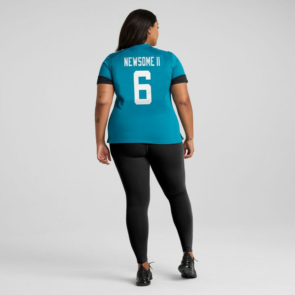 Greg Newsome II Jacksonville Jaguars Women's Team Game Jersey - Teal - Nike