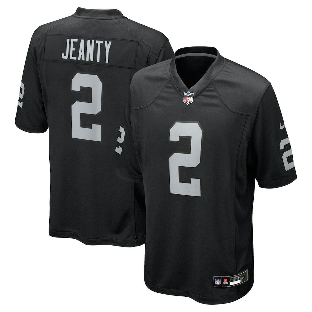Ashton Jeanty Las Vegas Raiders 2025 NFL Draft First Round Pick Game Jersey - Black - Nike