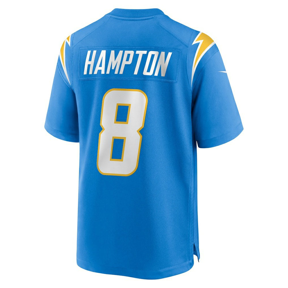 Omarion Hampton Los Angeles Chargers 2025 NFL Draft First Round Pick Game Jersey - Powder Blue - Nike