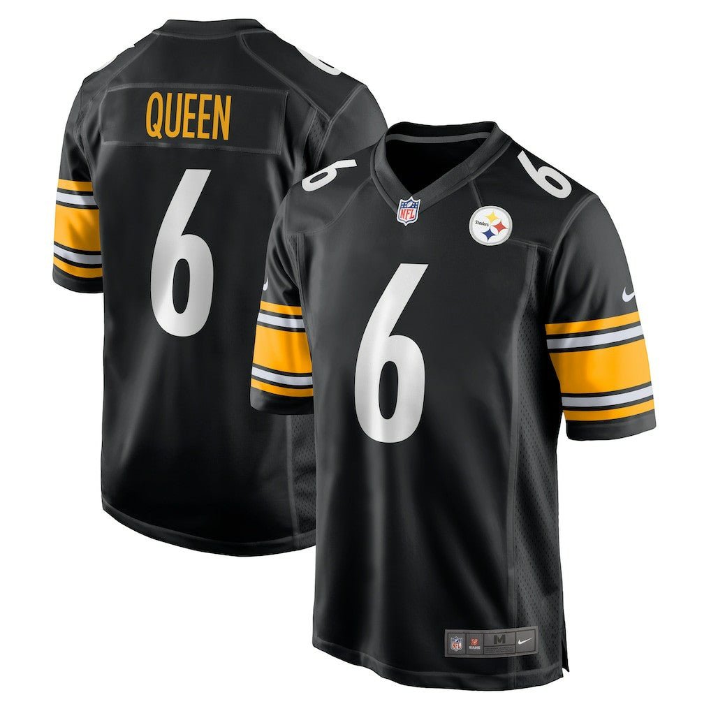 Patrick Queen Pittsburgh Steelers Game Player Jersey - Black - Nike