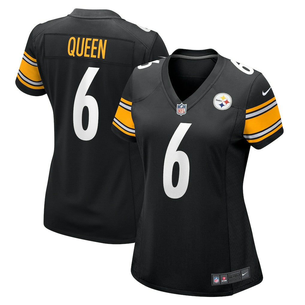 Patrick Queen Pittsburgh Steelers Women's Game Player Jersey - Black - Nike