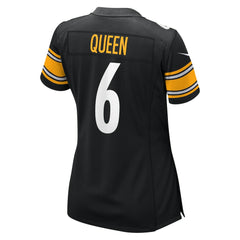 Patrick Queen Pittsburgh Steelers Women's Game Player Jersey - Black - Nike
