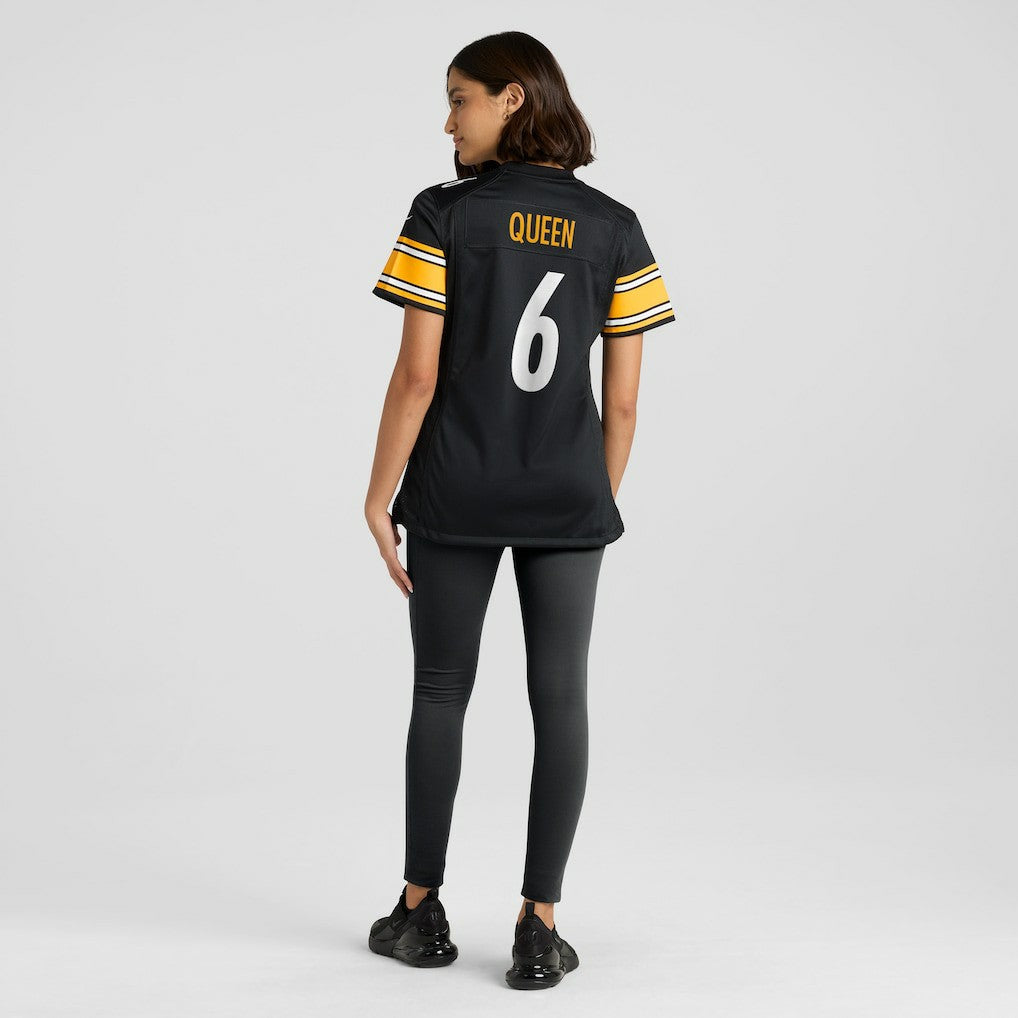 Patrick Queen Pittsburgh Steelers Women's Game Player Jersey - Black - Nike