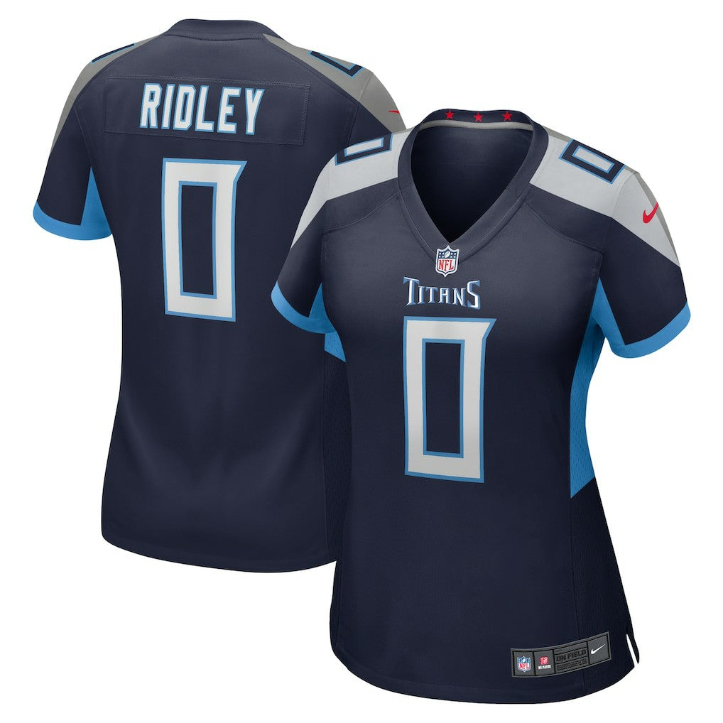 Calvin Ridley Tennessee Titans Women's Game Player Jersey - Navy - Nike