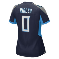 Calvin Ridley Tennessee Titans Women's Game Player Jersey - Navy - Nike