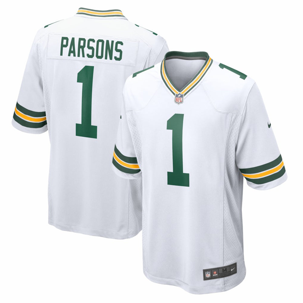 Micah Parsons Green Bay Packers Game Player Jersey - White - Nike