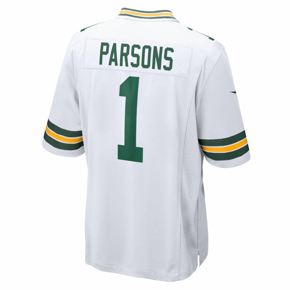 Micah Parsons Green Bay Packers Game Player Jersey - White - Nike