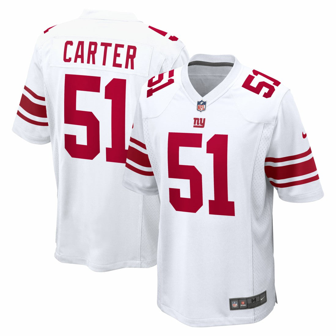 Abdul Carter New York Giants First Round Pick Game Jersey - White - Nike