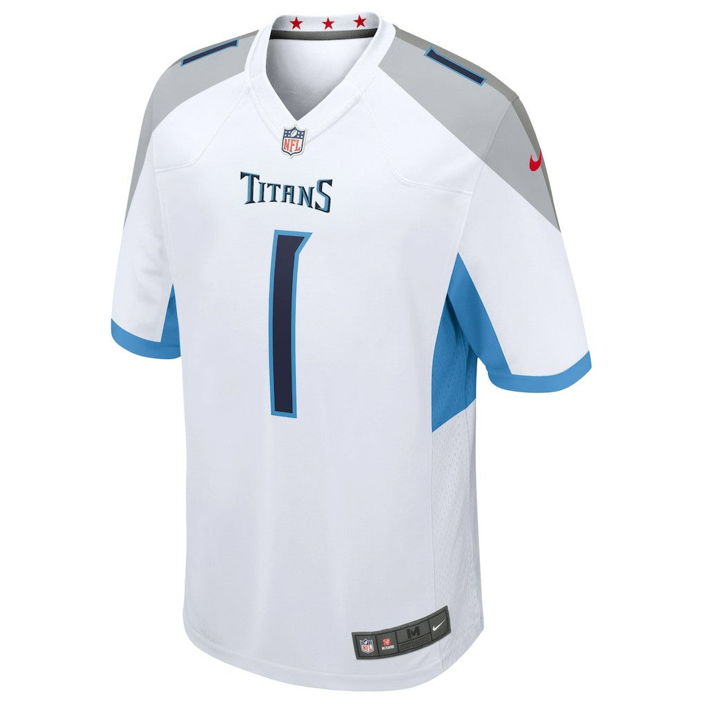 Cameron Ward Tennessee Titans 2025 NFL Draft First Round Pick Game Jersey - White - Nike