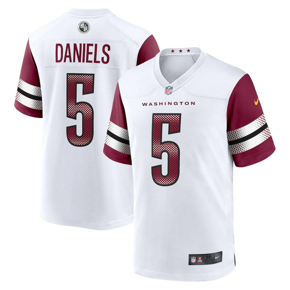 Jayden Daniels Washington Commanders Player Game Jersey - White - Nike