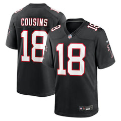 Kirk Cousins Atlanta Falcons Alternate Game Player Jersey - Black - Nike