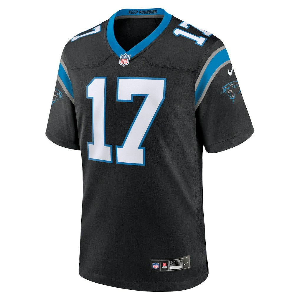 Xavier Legette Carolina Panthers 2024 NFL First Round Pick Game Player Jersey - Black - Nike