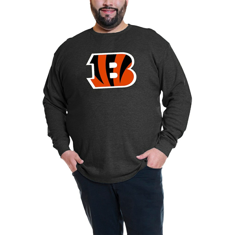 Joe Burrow Cincinnati Bengals Big & Tall Thermal Waffle Long Sleeve T-Shirt - Black - Fanatics