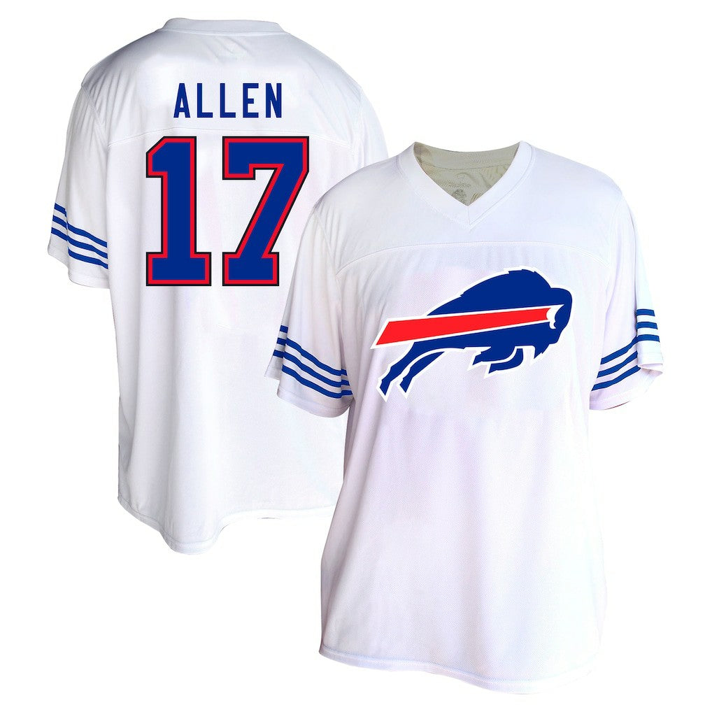 Josh Allen Buffalo Bills Women's Plus Size Fashion Jersey - White - Fanatics