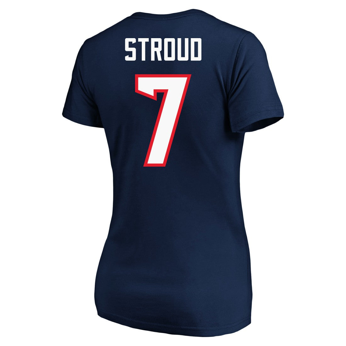 C.J. Stroud Houston Texans Women's Plus Size Fair Catch Name & Number Scoop Neck T-Shirt - Navy - NFL
