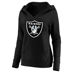 Maxx Crosby Las Vegas Raiders Women's Plus Size Player Name & Number V-Neck Pullover Hoodie - Black - Fanatics