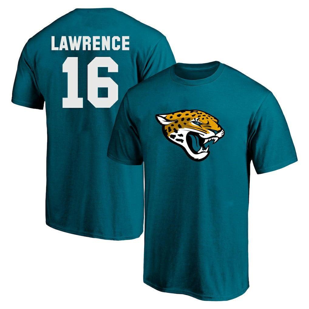 Trevor Lawrence Jacksonville Jaguars Big & Tall Player Name & Number T-Shirt - Teal - Fanatics