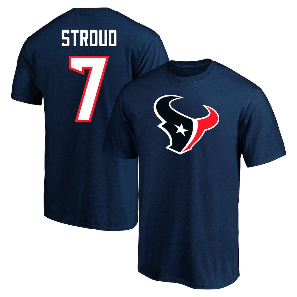 C.J. Stroud Houston Texans Big & Tall Player Name & Number T-Shirt - Navy - Fanatics