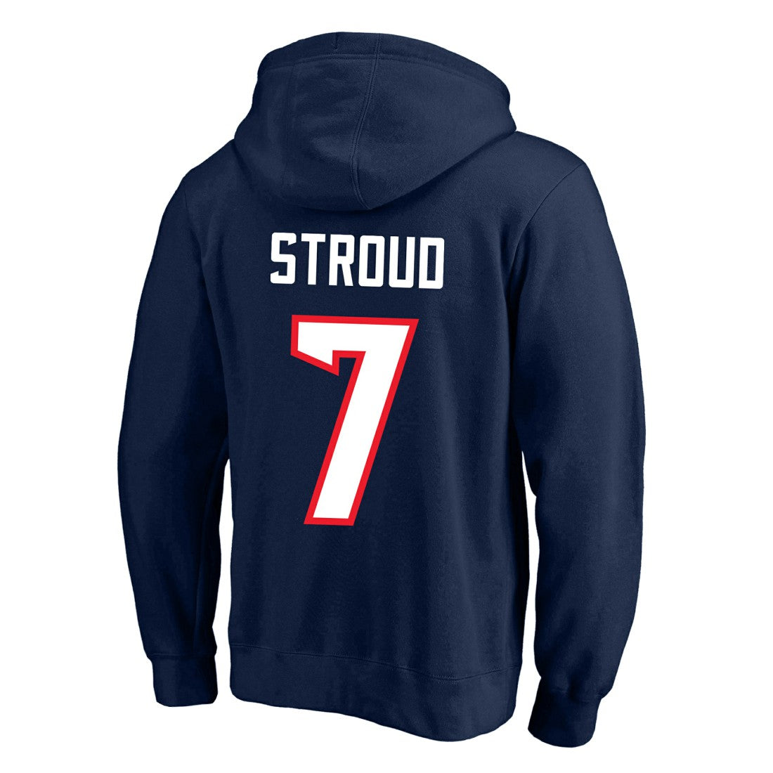 C.J. Stroud Houston Texans Big & Tall Name & Number Fleece Pullover Hoodie - Navy - Fanatics