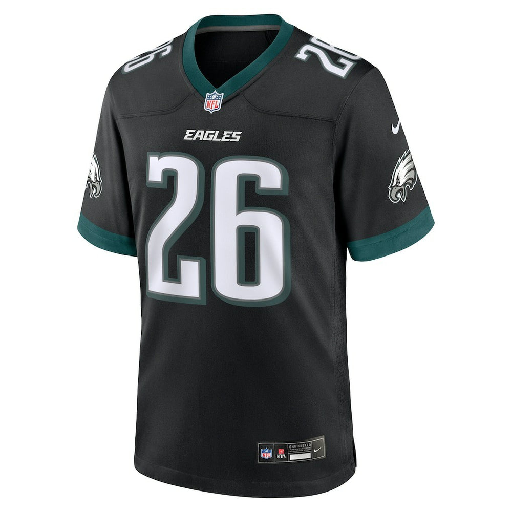 Saquon Barkley Philadelphia Eagles Alternate Game Jersey - Black - Nike