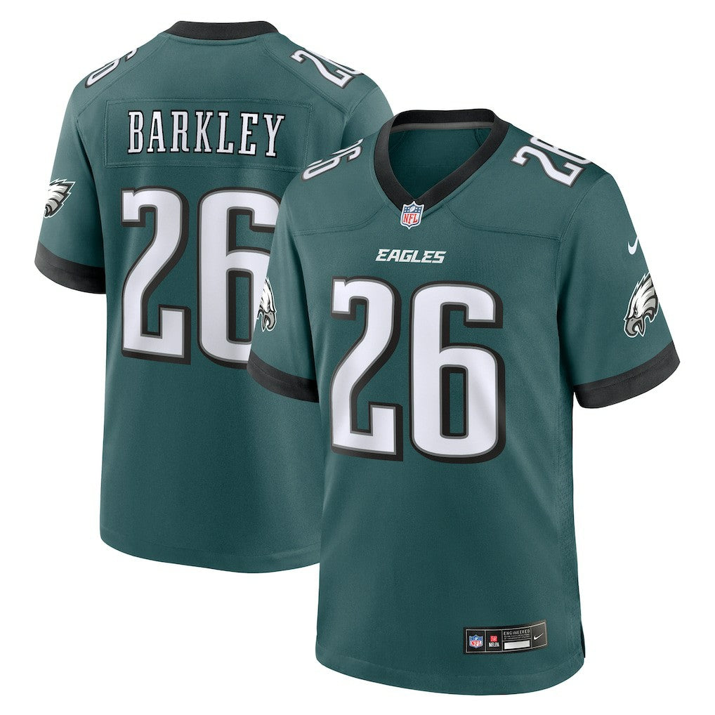 Saquon Barkley Philadelphia Eagles Game Player Jersey - Midnight Green - Nike