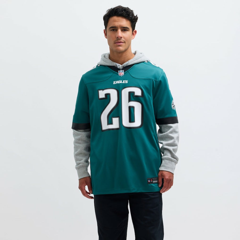 Saquon Barkley Philadelphia Eagles Game Player Jersey - Midnight Green - Nike