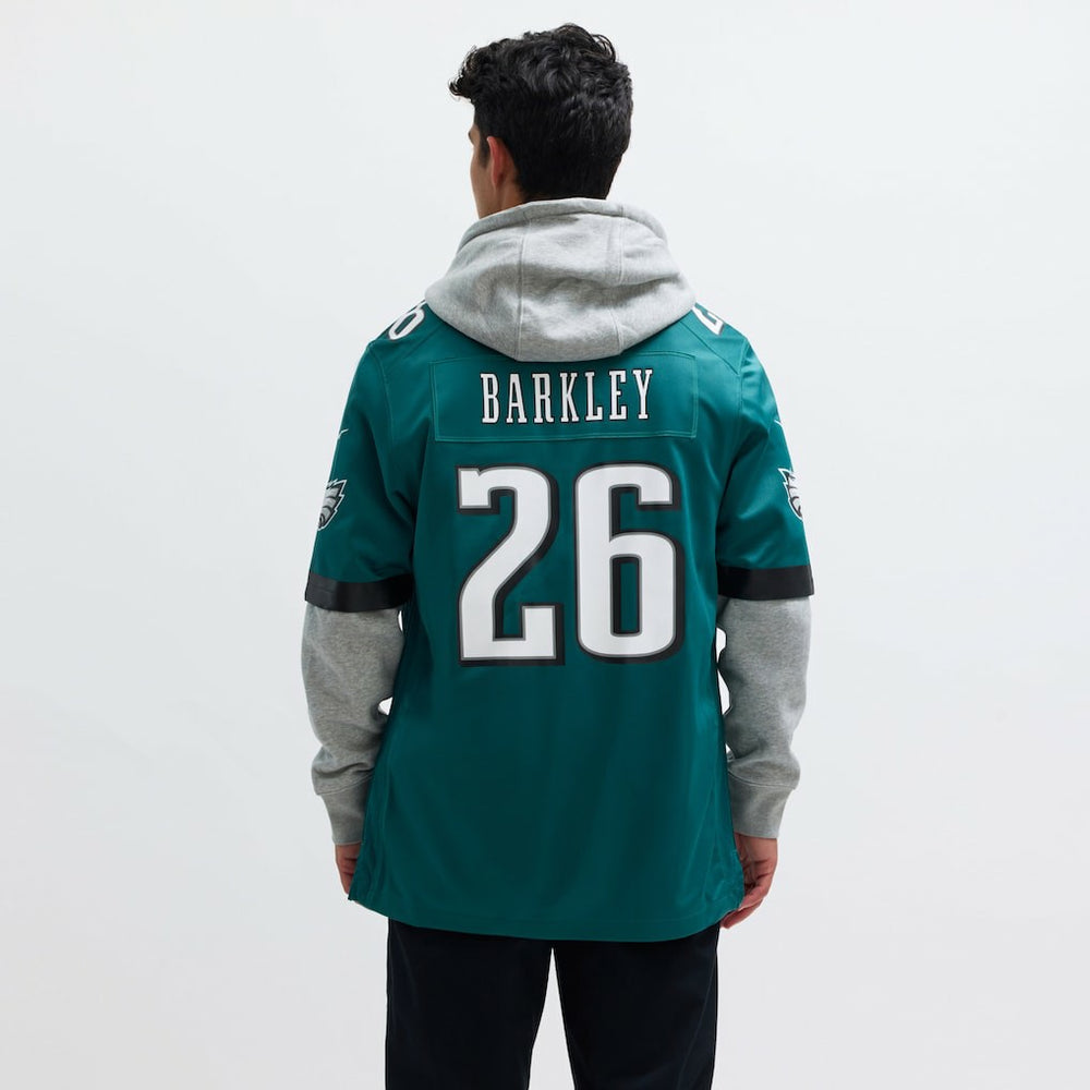 Saquon Barkley Philadelphia Eagles Game Player Jersey - Midnight Green - Nike