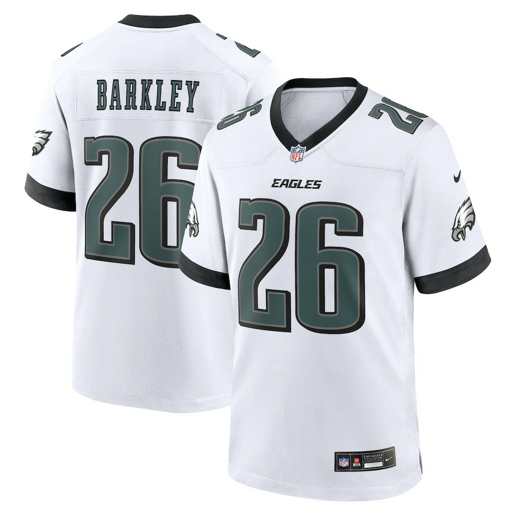 Saquon Barkley Philadelphia Eagles Game Jersey - White - Nike
