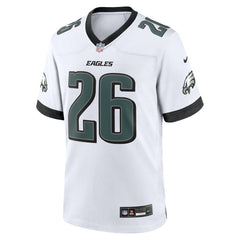 Saquon Barkley Philadelphia Eagles Game Jersey - White - Nike