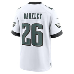 Saquon Barkley Philadelphia Eagles Game Jersey - White - Nike