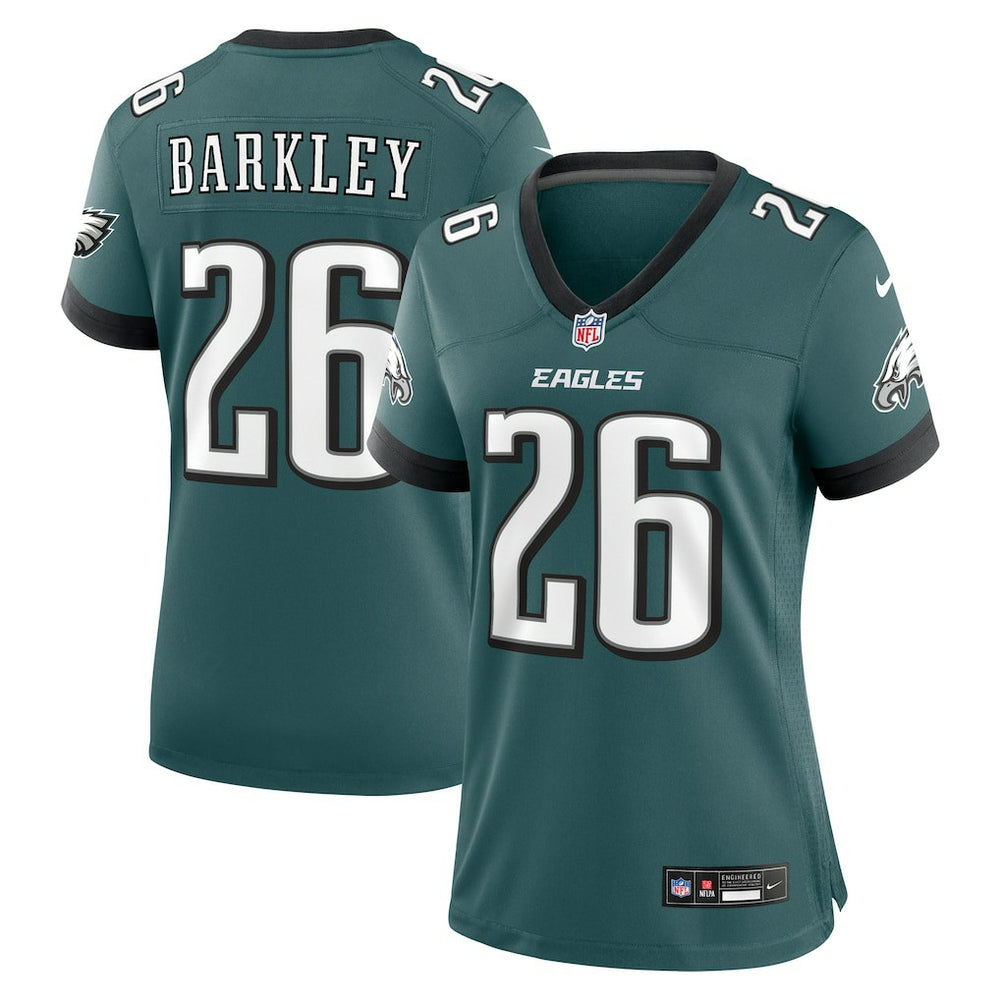 Saquon Barkley Philadelphia Eagles Women's Game Player Jersey - Midnight Green - Nike