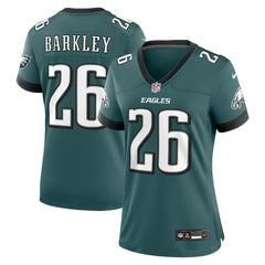 Saquon Barkley Philadelphia Eagles Women's Game Player Jersey - Midnight Green - Nike