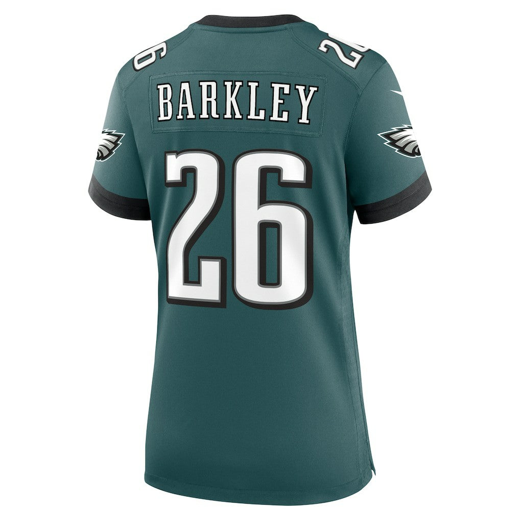 Saquon Barkley Philadelphia Eagles Women's Game Player Jersey - Midnight Green - Nike