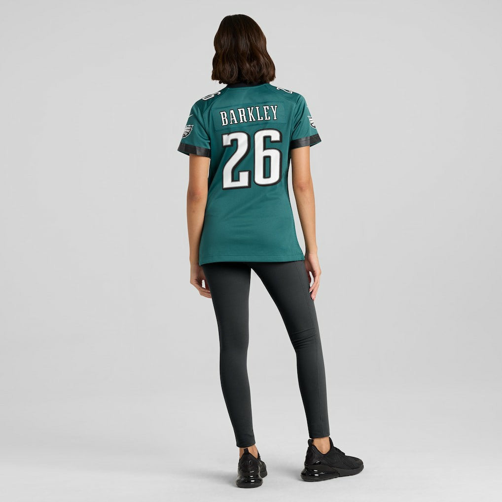 Saquon Barkley Philadelphia Eagles Women's Game Player Jersey - Midnight Green - Nike