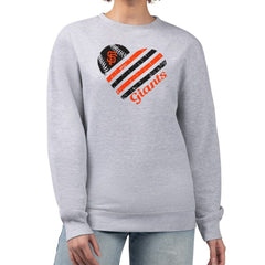 San Francisco Giants G-III 4Her by Carl Banks Women's Heart Logo Fleece Pullover Sweatshirt Online